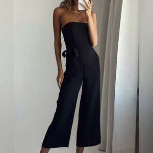 Princess Polly Elegant Black Jumpsuit